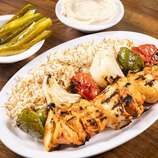 Tawook (Chicken Kabob Platter)
